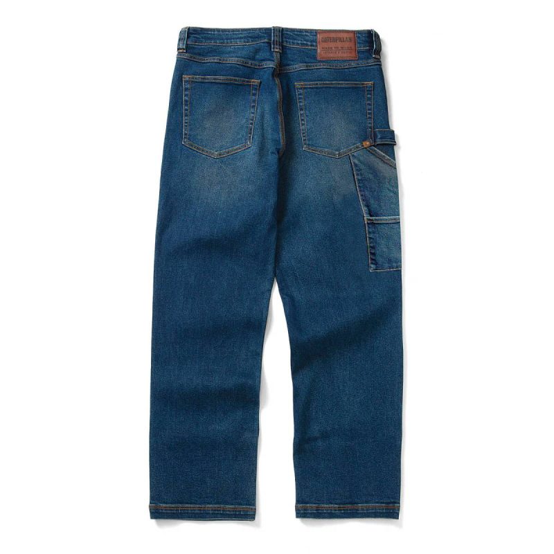 Cat Pants Men Dark Stone Men's Carpenter Relaxed Jean - Image 3