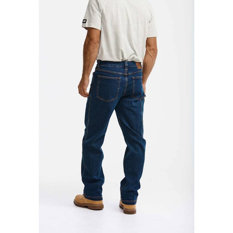 Cat Pants Men Dark Stone Men's Carpenter Relaxed Jean - Image 4