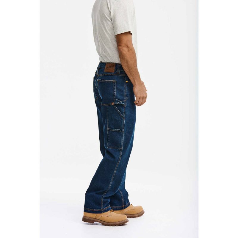 Cat Pants Men Dark Stone Men's Carpenter Relaxed Jean - Image 5