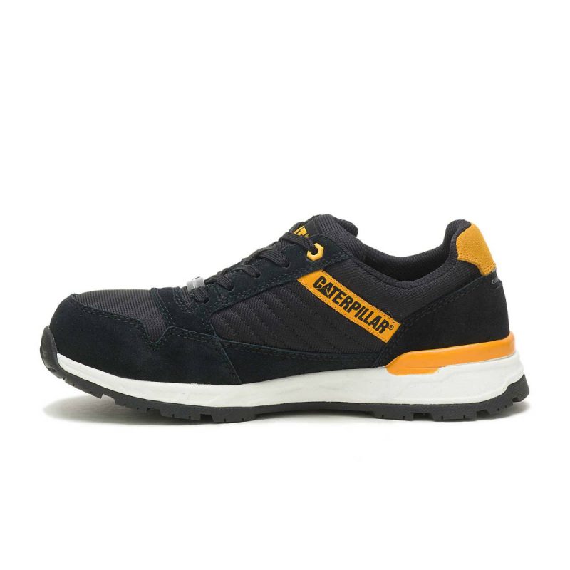 Cat Women Women's Venward Composite Toe Work Shoe Black/Cat Yellow Shoes - Image 4