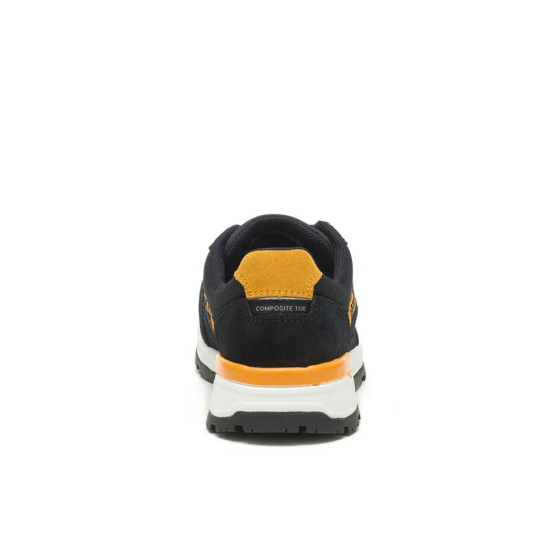 Cat Women Women's Venward Composite Toe Work Shoe Black/Cat Yellow Shoes - Image 5