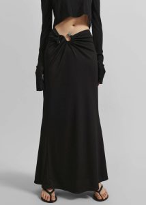 Christopher Esber S-Buckle Suspension Skirt - Black Black Bottoms The Frankie Shop Women - Image 4