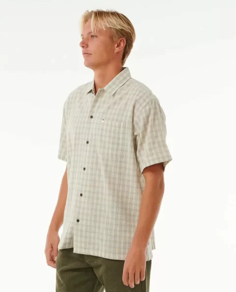 Classic Surf Check Short Sleeve Shirt Mens Rip Curl Shirts & Flannels - Image 2