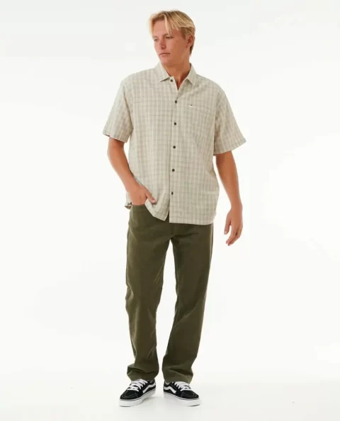 Classic Surf Check Short Sleeve Shirt Mens Rip Curl Shirts & Flannels - Image 4