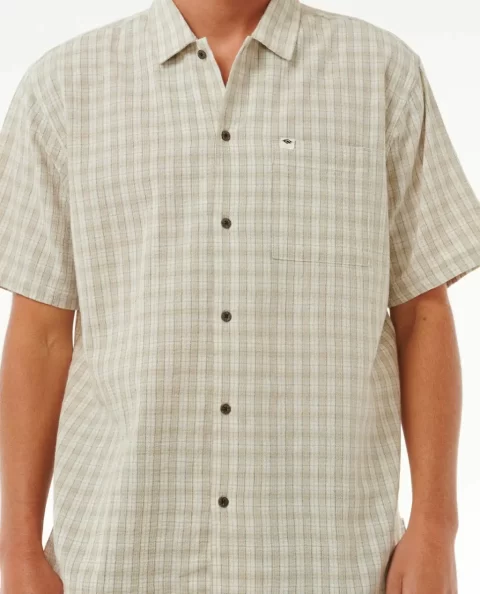 Classic Surf Check Short Sleeve Shirt Mens Rip Curl Shirts & Flannels - Image 5