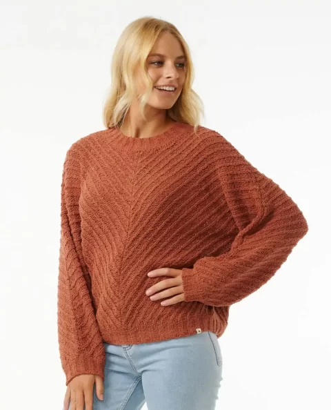 Classic Surf Knit Crew Rip Curl Women Sweaters - Image 2