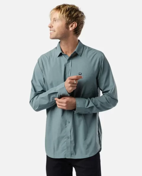 Classic Surf Tech Long Sleeve Shirt Shirts & Flannels Mens Rip Curl - Image 3