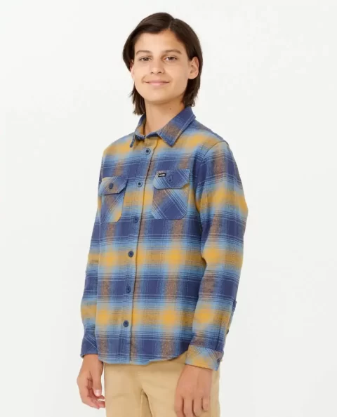 Count Flannel Shirt Tops & Tees Kids Rip Curl - Image 2