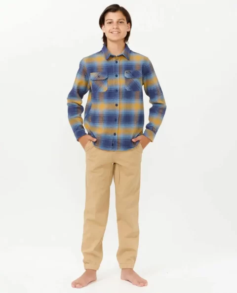 Count Flannel Shirt Tops & Tees Kids Rip Curl - Image 5