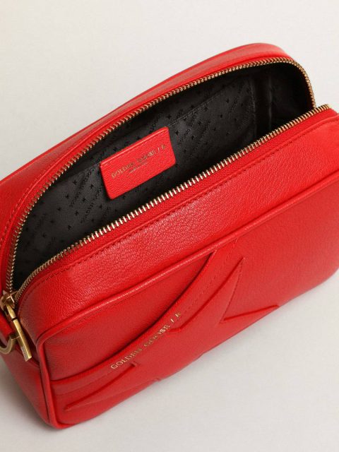 Crossbody Bags Women Golden Goose Women’s Star Bag In Bright Red Leather - Image 4