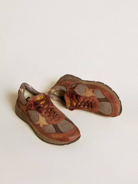 Dad-Star Men's Dad-Star In Nubuck With Gold Leather Star And Suede Heel Tab Golden Goose Men - Image 2