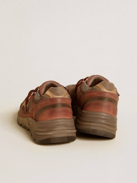 Dad-Star Men's Dad-Star In Nubuck With Gold Leather Star And Suede Heel Tab Golden Goose Men - Image 4