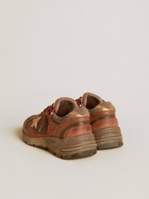 Dad-Star Women's Dad-Star In Nubuck With Gold Leather Star And Suede Heel Tab Women Golden Goose - Image 5