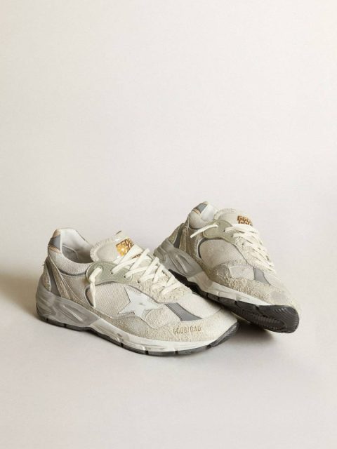 Dad-Star Women's Dad-Star In White Mesh And Suede Golden Goose Women - Image 2