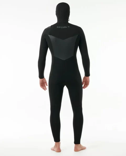 Dawn Patrol 5/4 Hooded Chest Zip Fullsuit Wetsuit Mens Fullsuits Rip Curl - Image 3