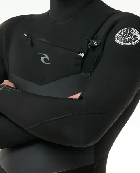 Dawn Patrol 5/4 Hooded Chest Zip Fullsuit Wetsuit Mens Fullsuits Rip Curl - Image 5