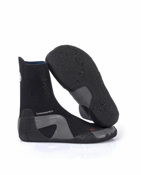 Dawn Patrol 5Mm Round Toe Booties Mens Rip Curl Booties Gloves & Hoods