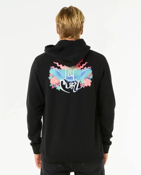 Dazed Zip Through Hoodies & Fleece Mens Rip Curl - Image 3