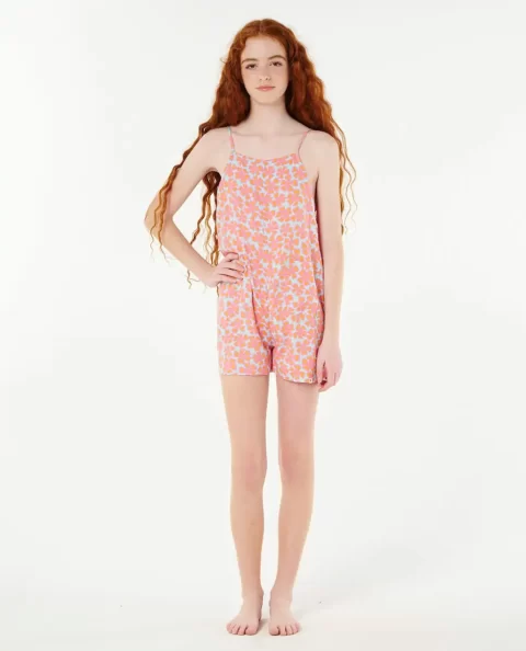 Dresses & Rompers Kids Neon Isles Floral Romper Rip Curl - Image 4