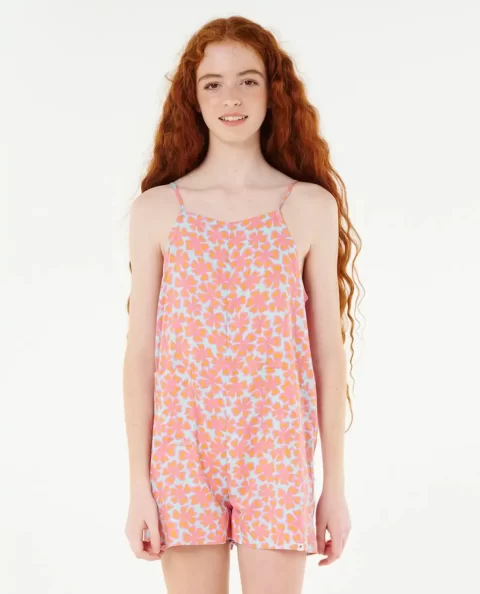 Dresses & Rompers Kids Neon Isles Floral Romper Rip Curl