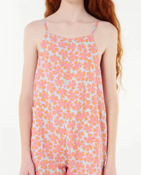 Dresses & Rompers Kids Neon Isles Floral Romper Rip Curl - Image 5
