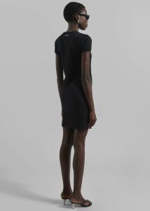 Dresses The Frankie Shop Coperni Gathered Heart Dress - Black Women Black - Image 5