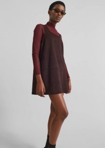 Dresses The Frankie Shop Women Kildare Faux Suede Dress - Plum Purple