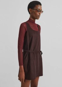 Dresses The Frankie Shop Women Kildare Faux Suede Dress - Plum Purple - Image 3