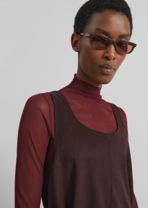 Dresses The Frankie Shop Women Kildare Faux Suede Dress - Plum Purple - Image 4