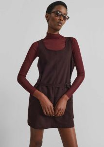 Dresses The Frankie Shop Women Kildare Faux Suede Dress - Plum Purple - Image 5