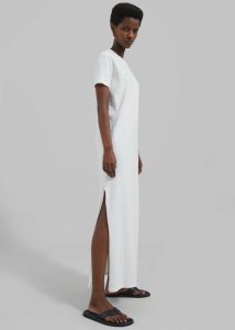Dresses White The Frankie Shop Maya T-Shirt Dress - White Women