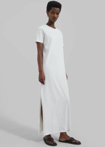 Dresses White The Frankie Shop Maya T-Shirt Dress - White Women - Image 3