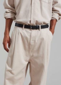Drew Denim Pants - Natural Beige Bottoms The Frankie Shop Men - Image 3