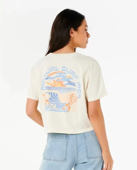 Dune Dancer Crop Tee Rip Curl Tees & Tanks Women - Image 2