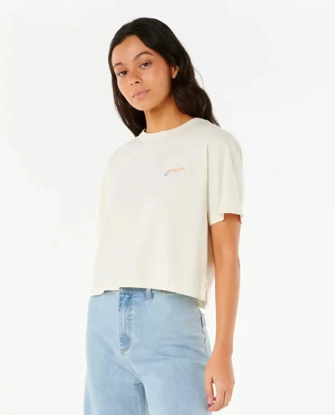 Dune Dancer Crop Tee Rip Curl Tees & Tanks Women - Image 3