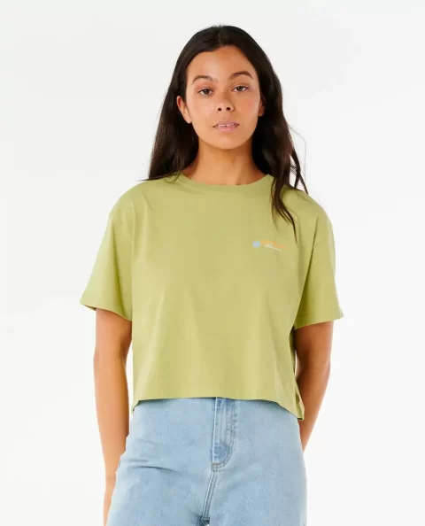 Dune Dancer Crop Tee Tees & Tanks Women Rip Curl