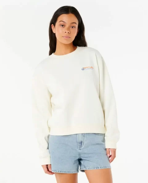 Dune Dancer Relaxed Crew Women Rip Curl Hoodies & Fleece - Image 3