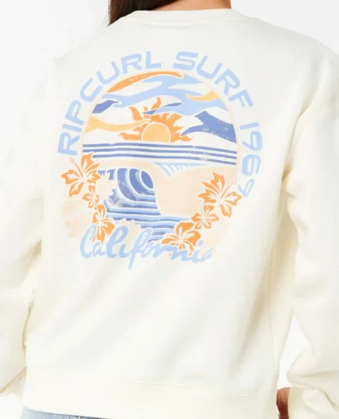 Dune Dancer Relaxed Crew Women Rip Curl Hoodies & Fleece - Image 5