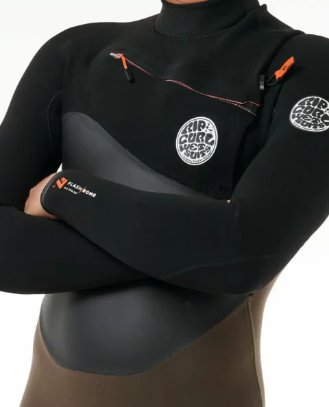 E7 Flashbomb 4/3 Chest Zip Wetsuit Fullsuits Mens Rip Curl - Image 5