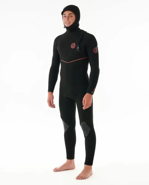 E7 Flashbomb Fusion 5/4 Hood Zip Free Fullsuit Wetsuit Rip Curl Mens Fullsuits - Image 2