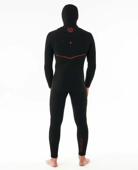 E7 Flashbomb Fusion 5/4 Hood Zip Free Fullsuit Wetsuit Rip Curl Mens Fullsuits - Image 3