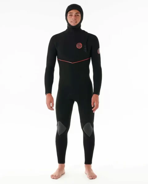 E7 Flashbomb Fusion 5/4 Hood Zip Free Fullsuit Wetsuit Rip Curl Mens Fullsuits