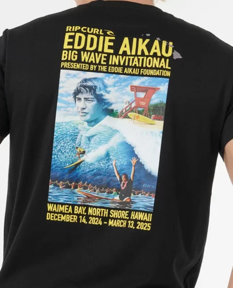 Eddie Would Go Poster Tee Tees & Tanks Mens Rip Curl - Image 4