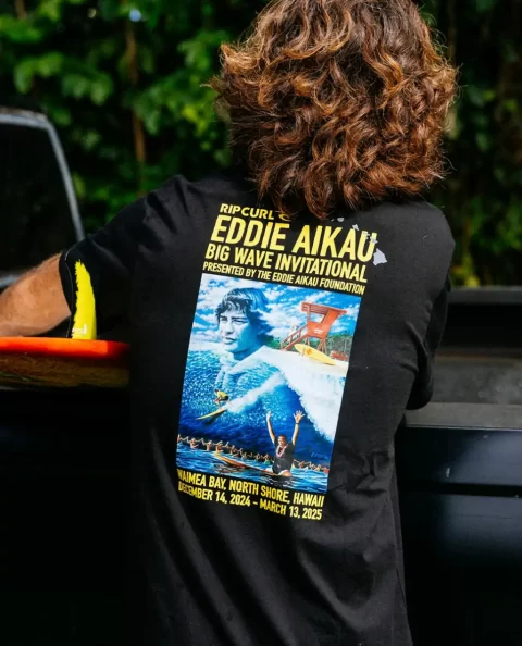 Eddie Would Go Poster Tee Tees & Tanks Mens Rip Curl