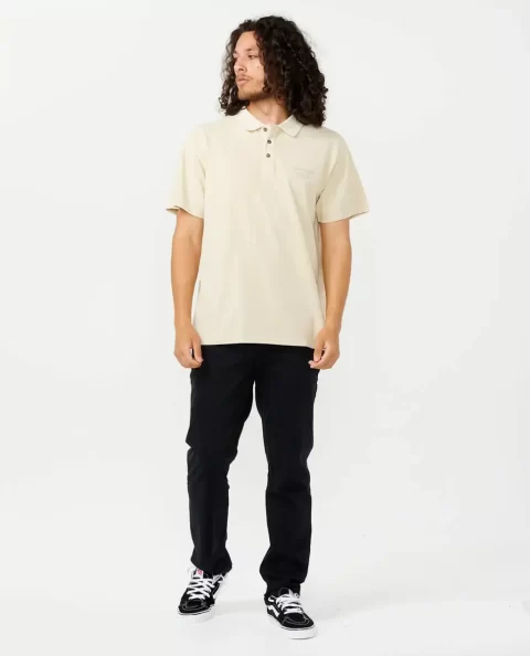 Fade Out Embroid Polo Shirt Mens Shirts & Flannels Rip Curl - Image 4