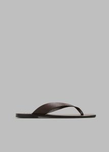 Flats A.emery The Kinto Sandal - Walnut The Frankie Shop Brown Women