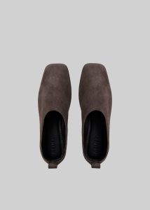 Flats The Frankie Shop Brown Women A.emery Pia Flats - Mulch Suede - Image 3