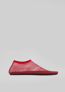 Flats Women Christopher Esber Mesh Water Flats - Red The Frankie Shop Red