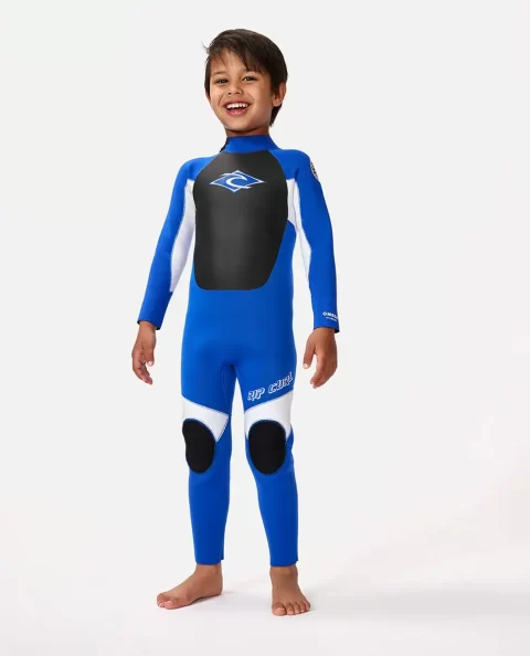 Fullsuits Groms Omega 4/3 Back Zip Fullsuit Wetsuit Kids Rip Curl - Image 2