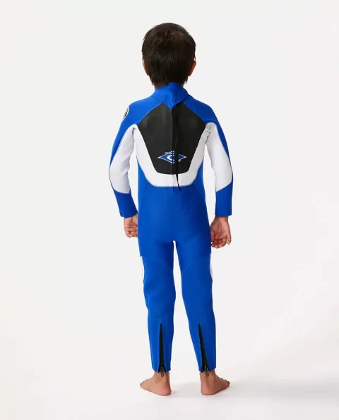 Fullsuits Groms Omega 4/3 Back Zip Fullsuit Wetsuit Kids Rip Curl - Image 3